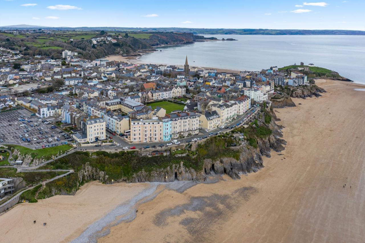 3 South Beach Court - Cosy Seafront Apartment Tenby Exterior foto