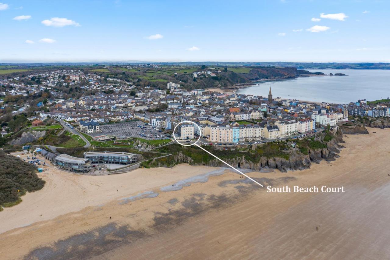 3 South Beach Court - Cosy Seafront Apartment Tenby Exterior foto