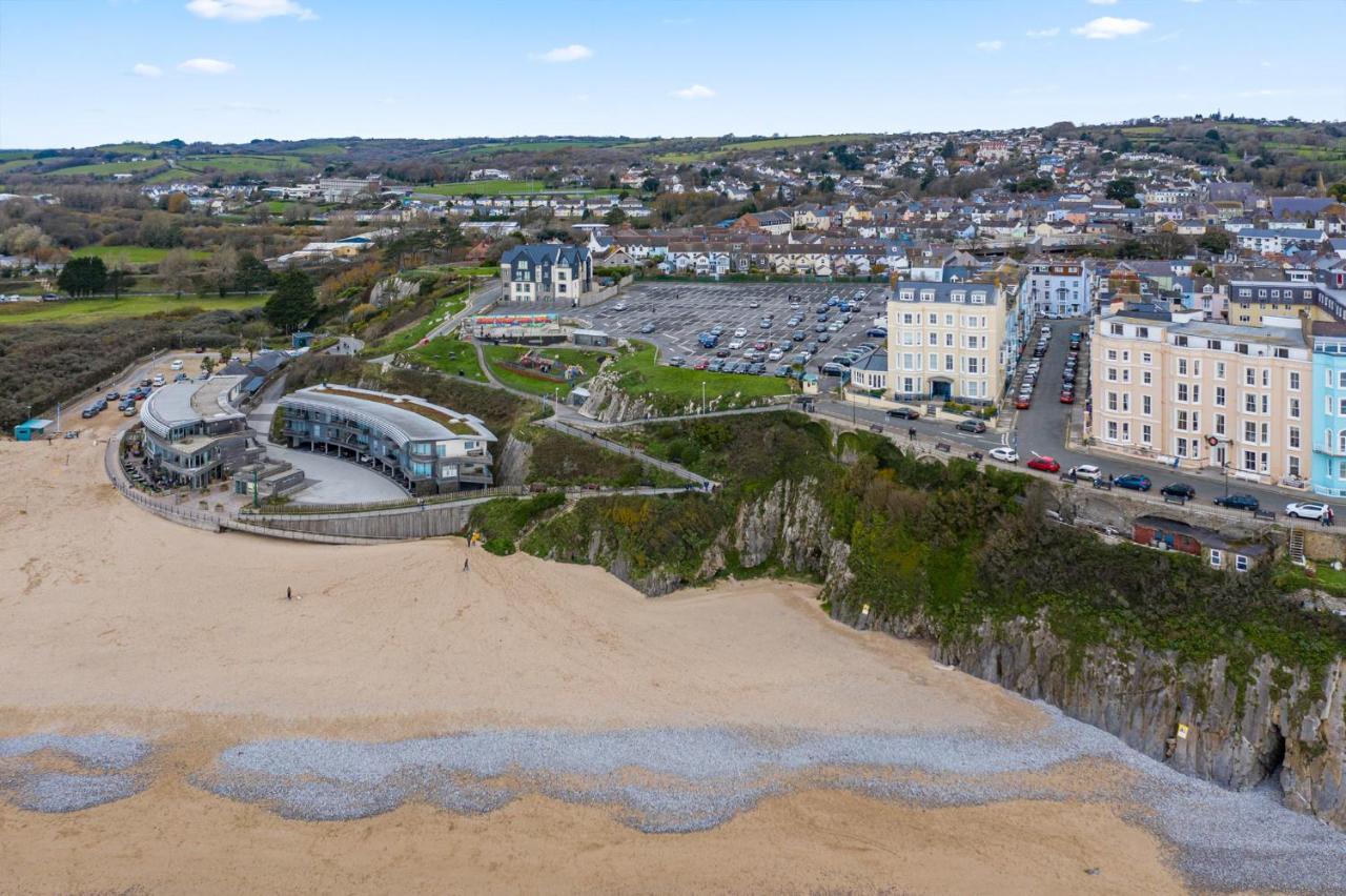 3 South Beach Court - Cosy Seafront Apartment Tenby Exterior foto