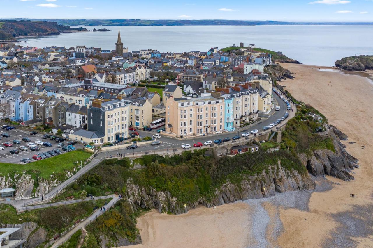 3 South Beach Court - Cosy Seafront Apartment Tenby Exterior foto